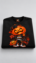 Sweatshirt Halloween KANNHAPP – Collection temporaire – Citrouille Streetwear