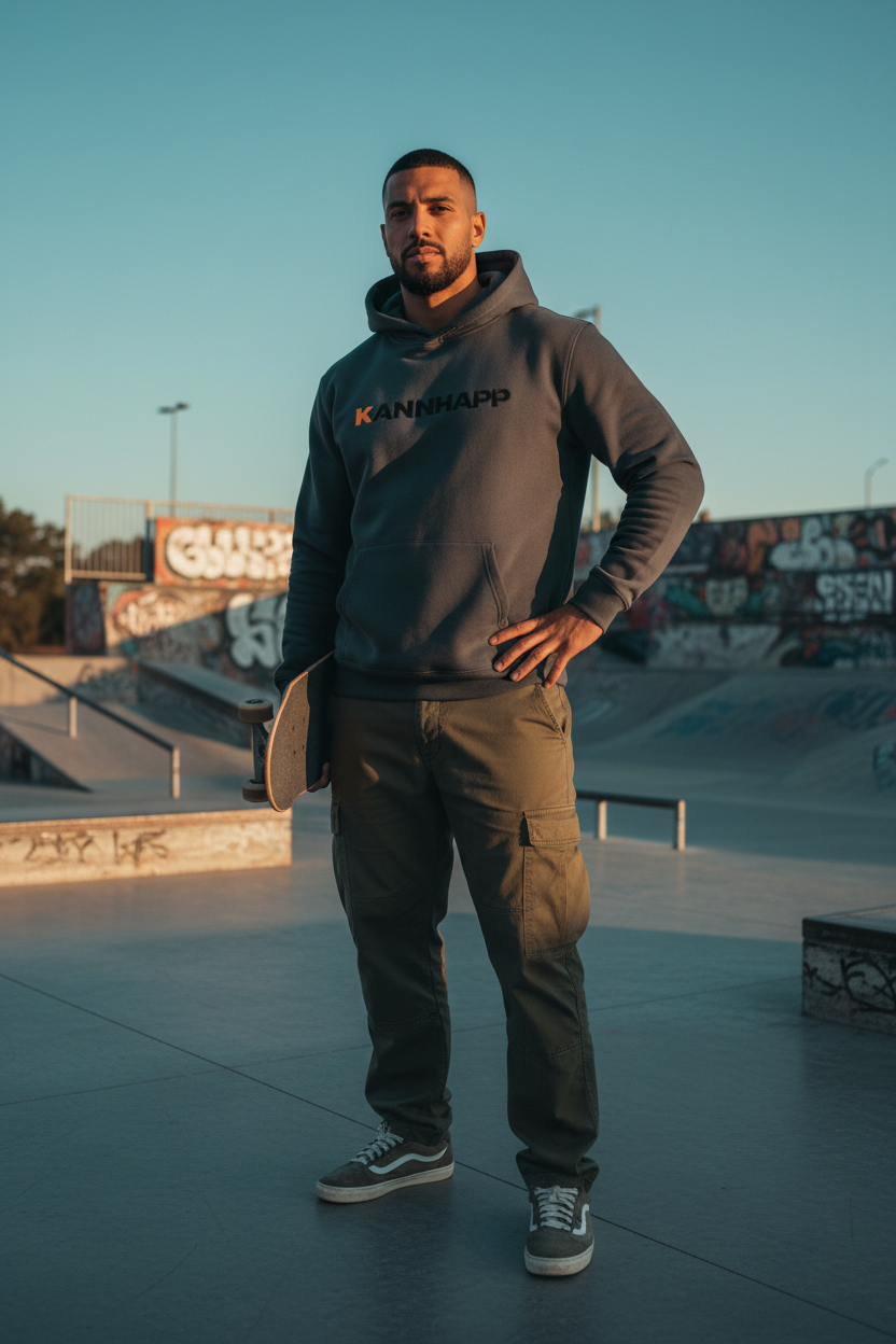 2. Homme maghrébin skatepark