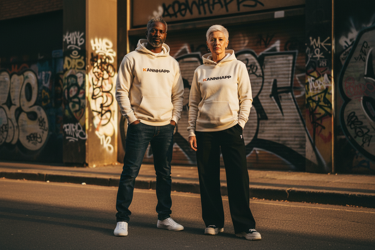 Adultes 45+ et 60 ans streetwear logo exact