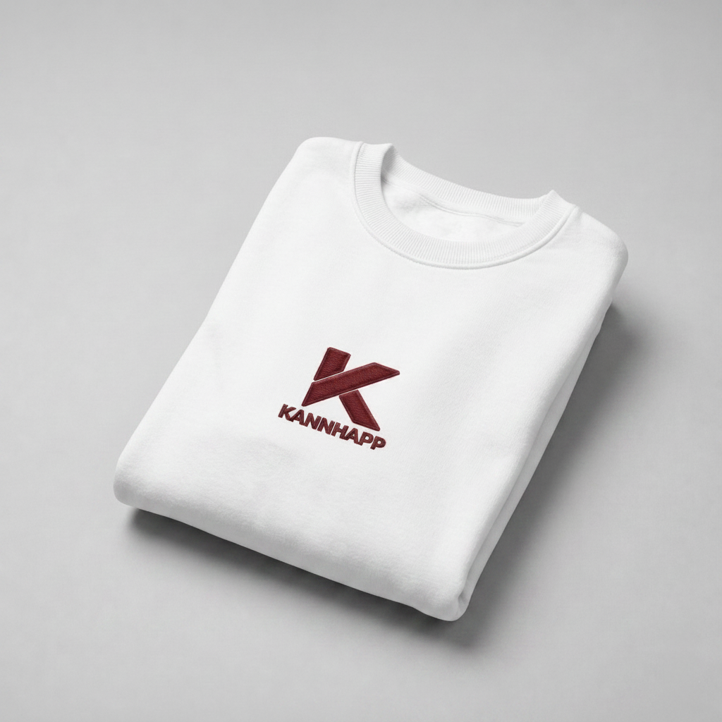 Crewneck KANNHAPP blanc plié catalogue