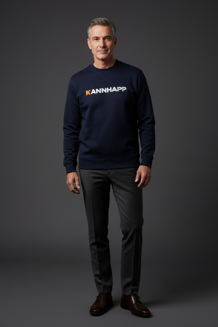 Crewneck KANNHAPP navy homme mature studio