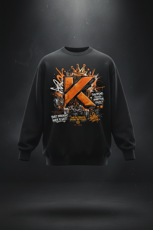Crewneck noir mannequin invisible
