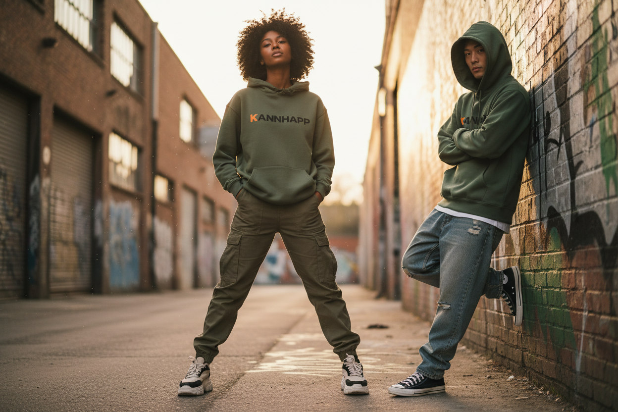 Duo Streetwear KANNHAPP Military Green - Milieu Urbain