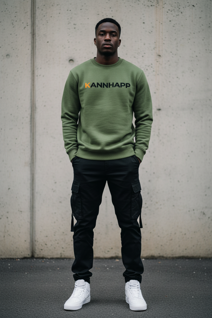 Extérieur - Crewneck Military Green KANNHAPP Homme