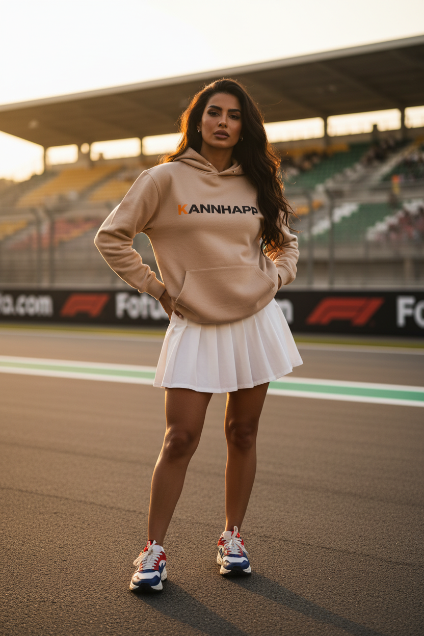 F1 Circuit - Femme style sport-chic