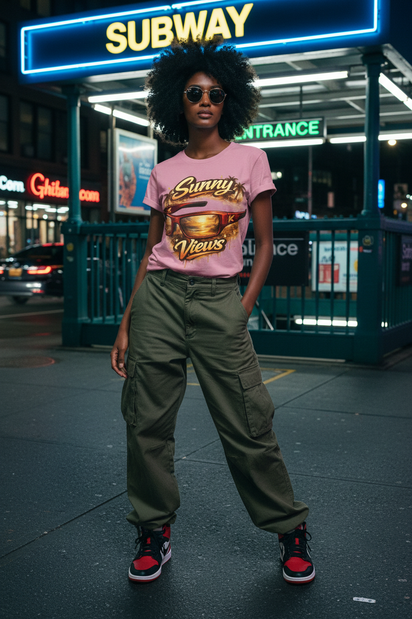 Femme Afro – New York Night