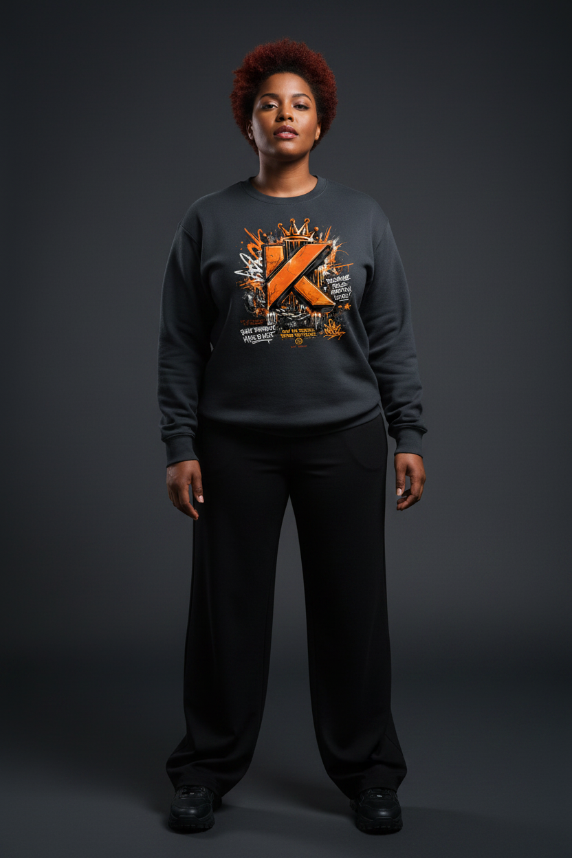Femme métisse plus-size afro rousse - Carbon Grey studio