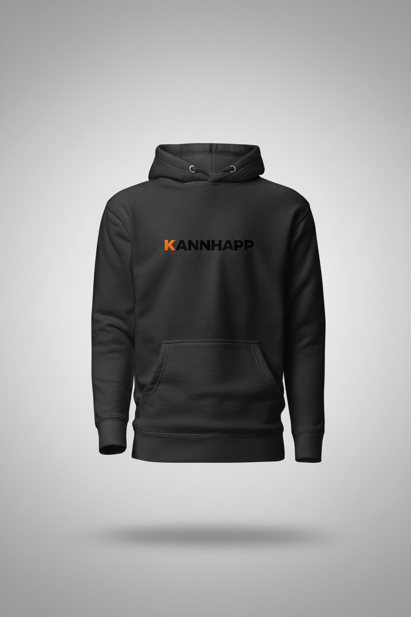 Hoodie carbon grey cintre invisible