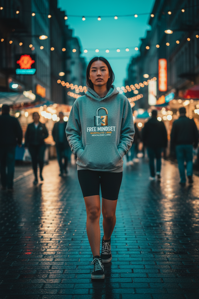 Hoodie Free Mindset - Street market