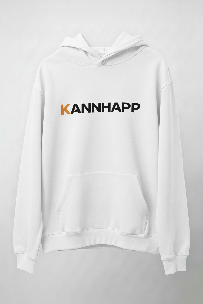 Hoodie KANNHAPP Blanc - Cintre Invisible