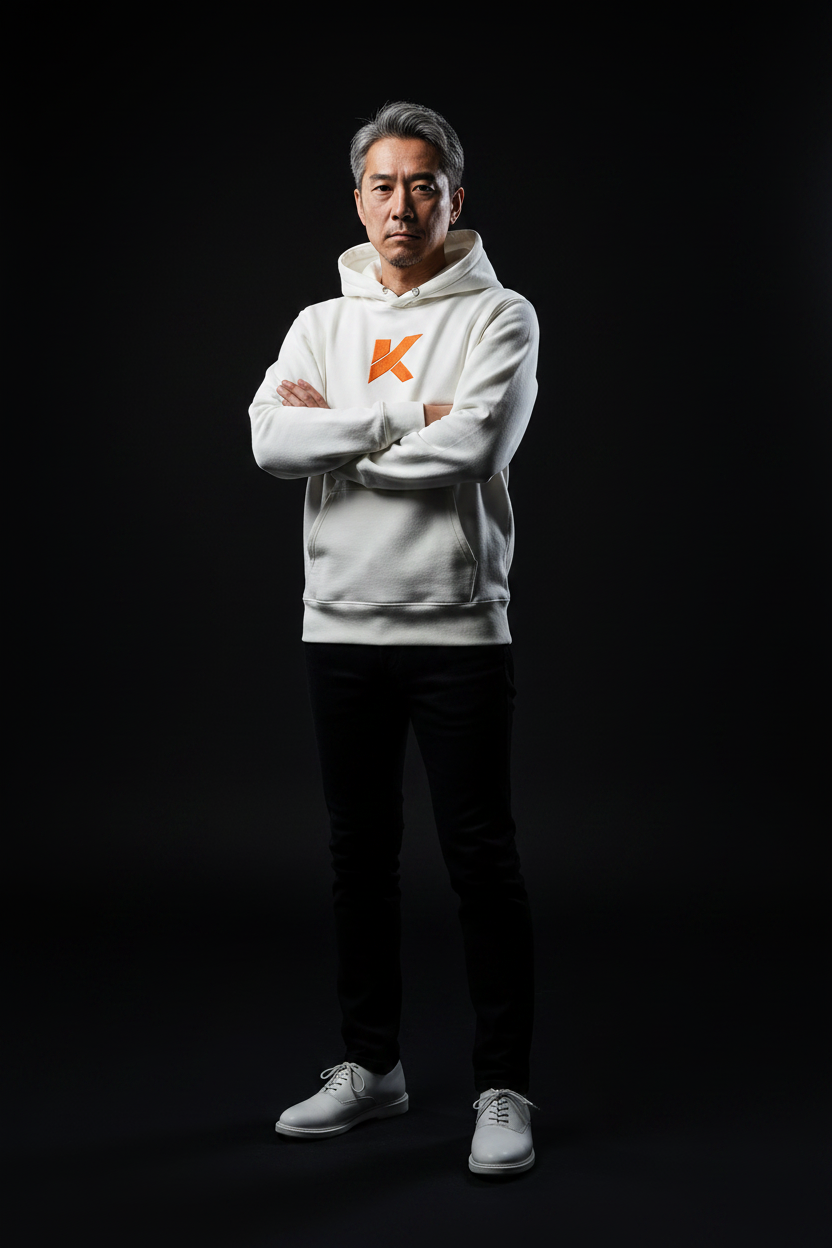 Hoodie KANNHAPP bone homme japonais studio