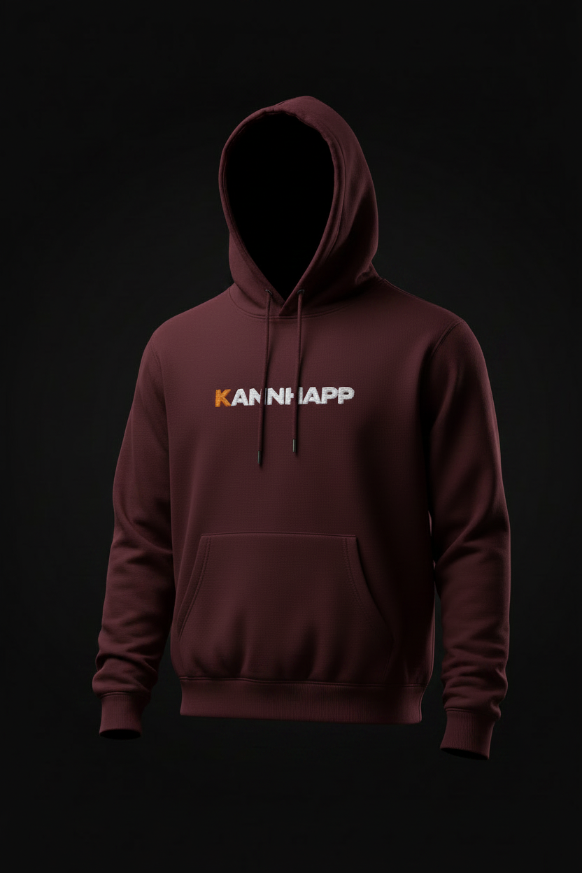 Hoodie KANNHAPP maroon mannequin invisible