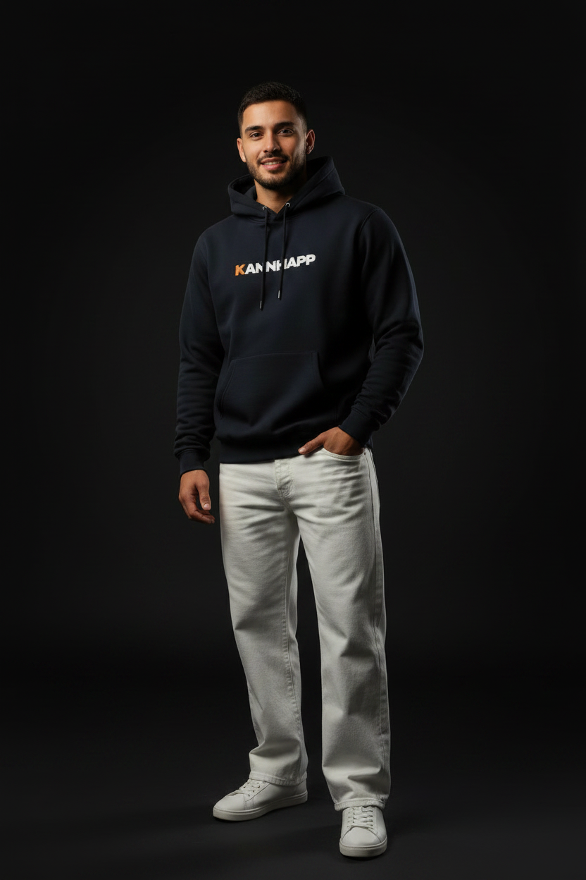 Hoodie KANNHAPP navy homme latino studio