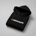Hoodie KANNHAPP noir plié catalogue