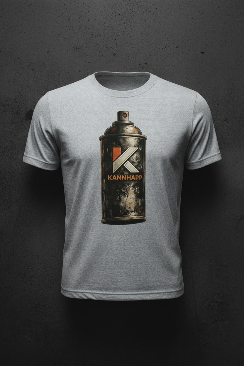 KANNHAPP T-shirt Athletic Heather – Ghost Mannequin Cinematic