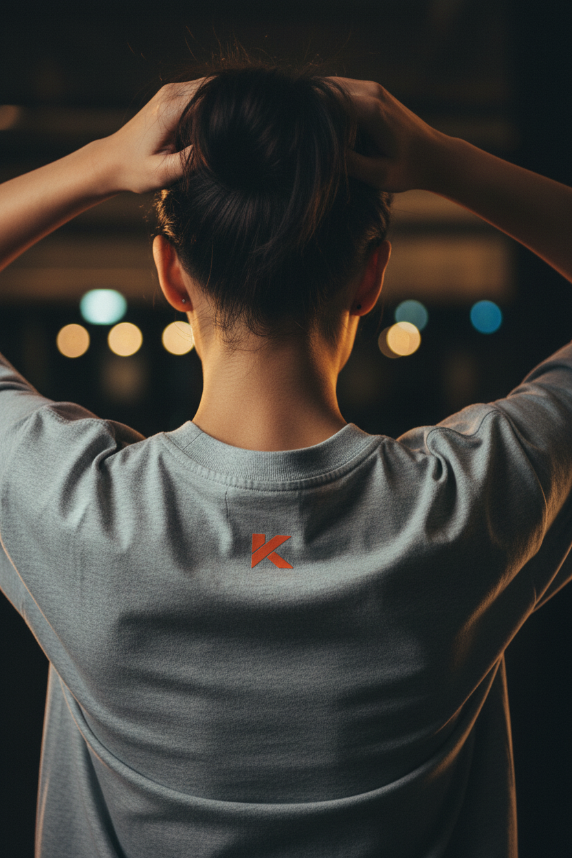 Logo K dos nuque premium
