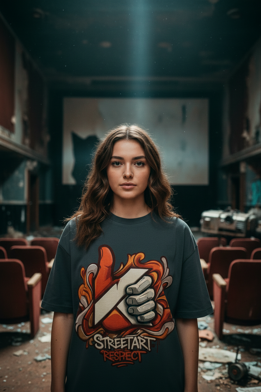 Plan rapproché - Cinéma abandonné