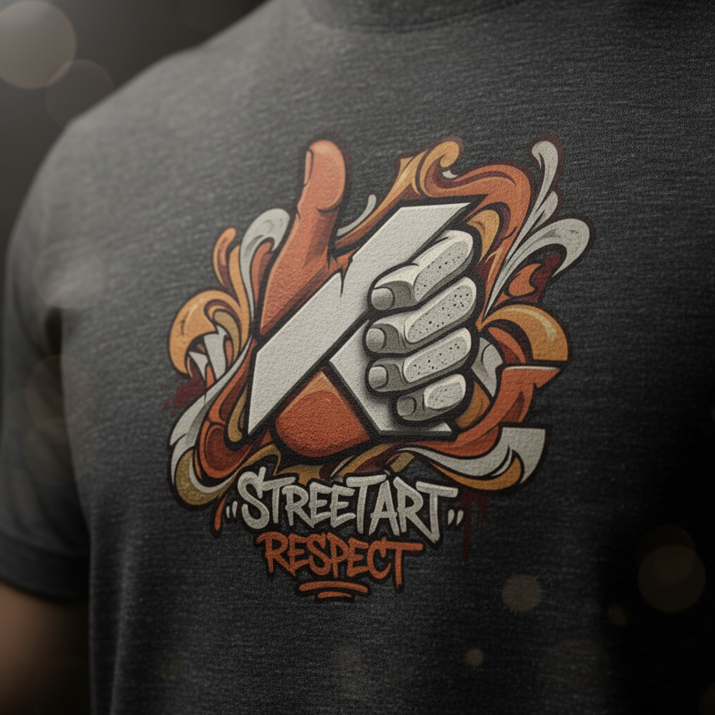 Plan rapproché logo Dark Grey Heather