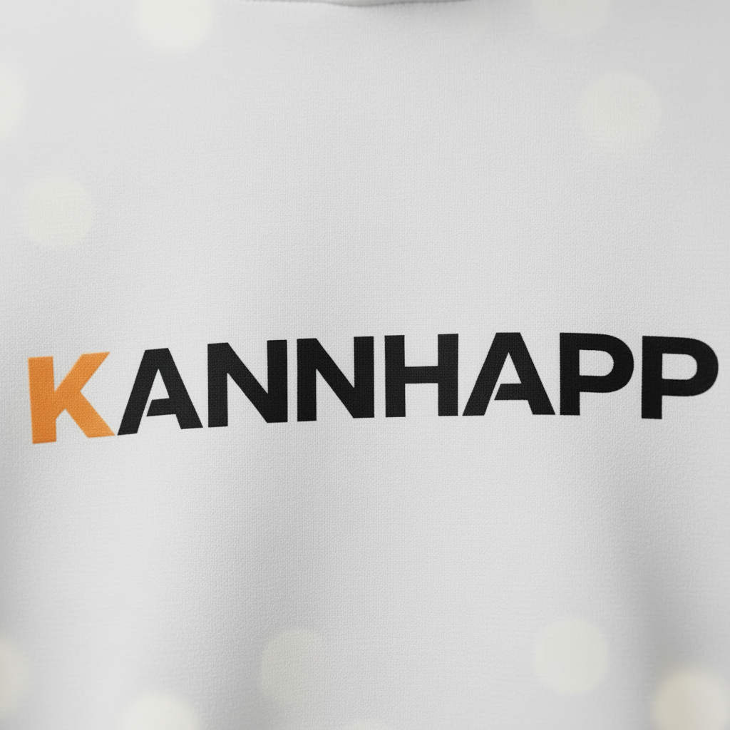 Plan rapproché logo KANNHAPP - Blanc