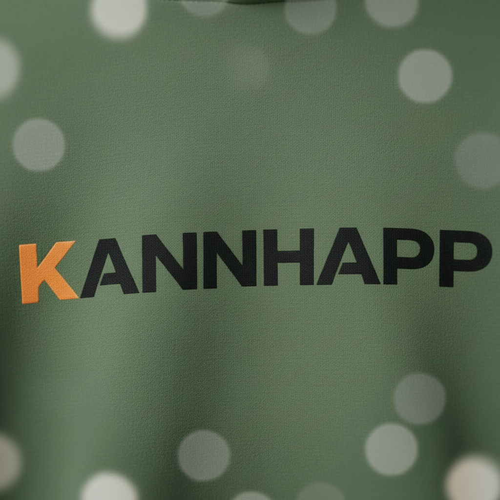 Plan rapproché logo KANNHAPP - Military Green