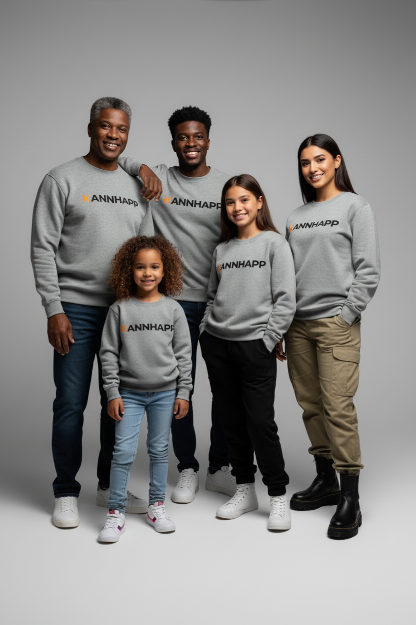 Studio DIVERSITÉ - Groupe Multi-Générationnel Crewneck Sport Grey KANNHAPP