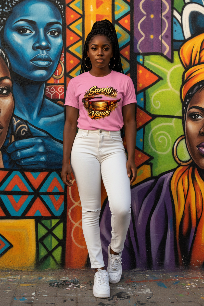 Sunny Views Pink – Femme Afro Lagos