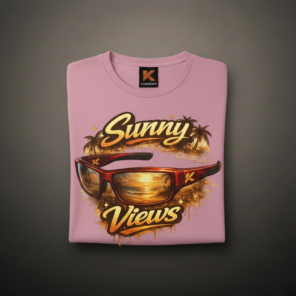 T-Shirt Rose Sunny Views – KANNHAPP