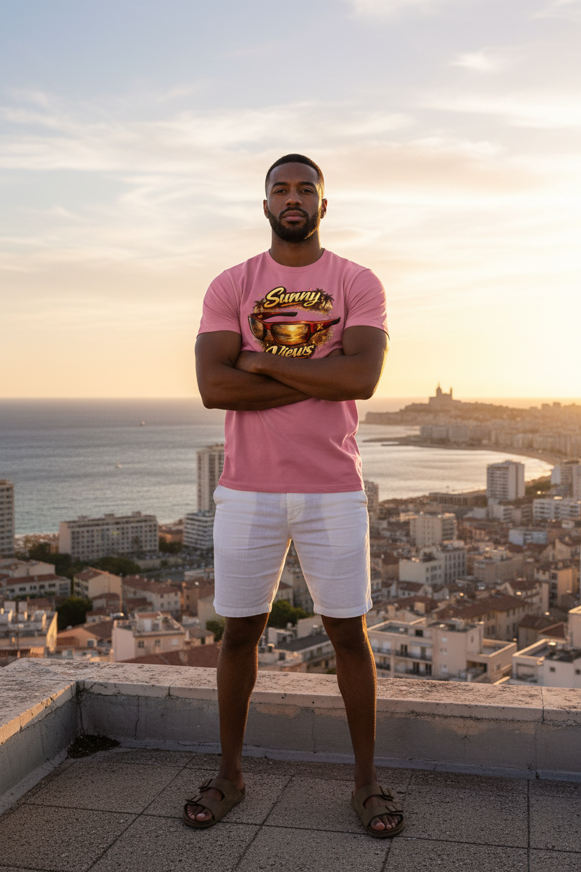 Sunny Views Pink – Homme Marseille