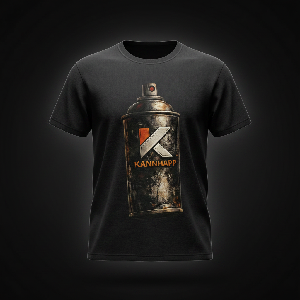 T-shirt noir mannequin KANNHAPP